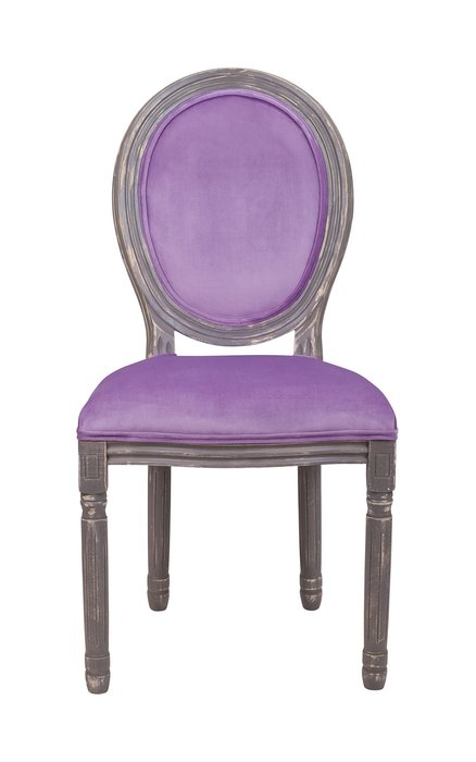 Интерьерный стул Volker violet фиолетового цвета - купить Обеденные стулья по цене 22500.0
