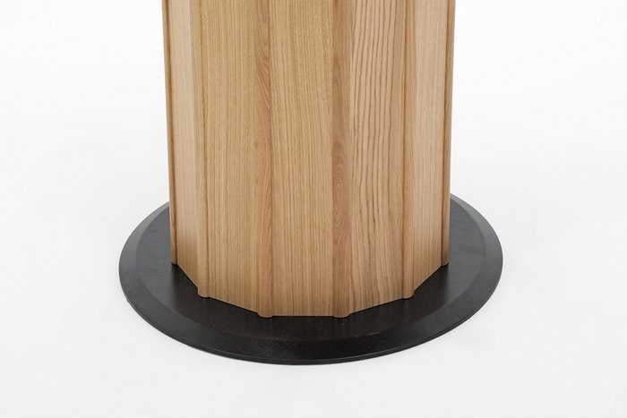 Раздвижной обеденный стол Олаф-М бежевого цвета - купить Обеденные столы по цене 64900.0