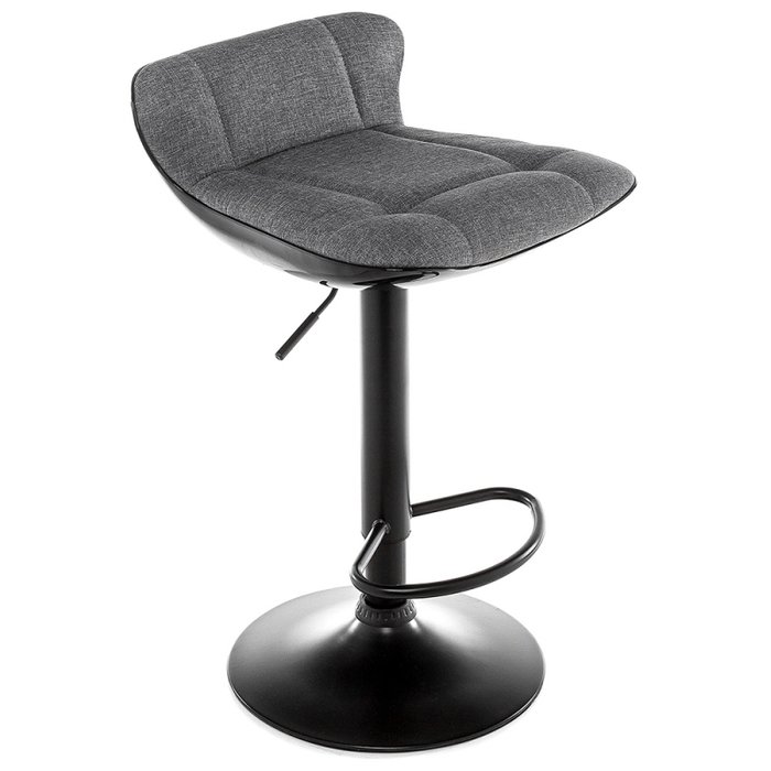 Барный стул Domus черно-серого цвета