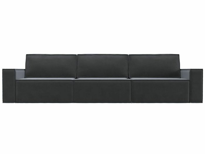 Прямой диван-кровать Куба лонг серого цвета - купить Прямые диваны по цене 81999.0
