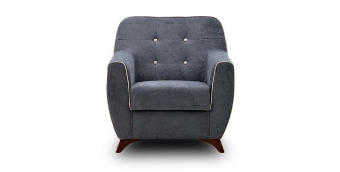 Кресло Элис серого цвета - купить Интерьерные кресла по цене 11130.0