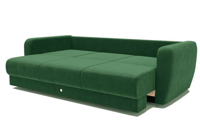 Набор из дивана-кровати с двумя креслами зеленого цвета - лучшие Прямые диваны в INMYROOM