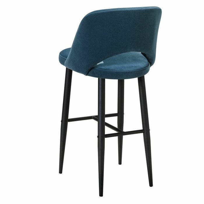 Барный стул Lars темно-синего цвета - лучшие Барные стулья в INMYROOM