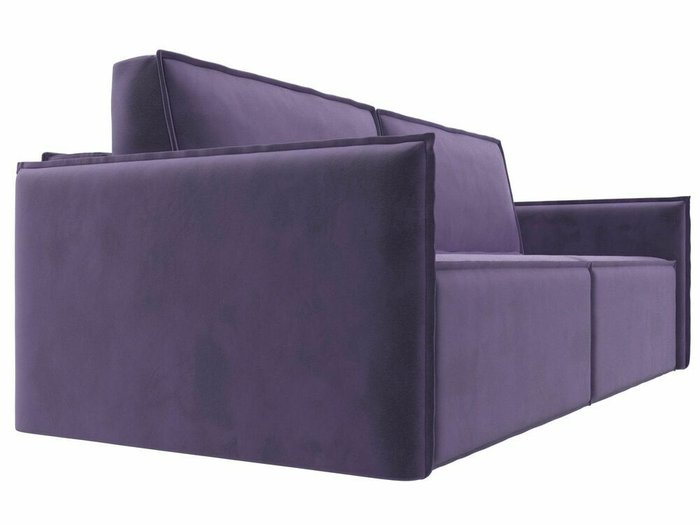 Прямой диван-кровать Либерти темно-фиолетового цвета - лучшие Прямые диваны в INMYROOM