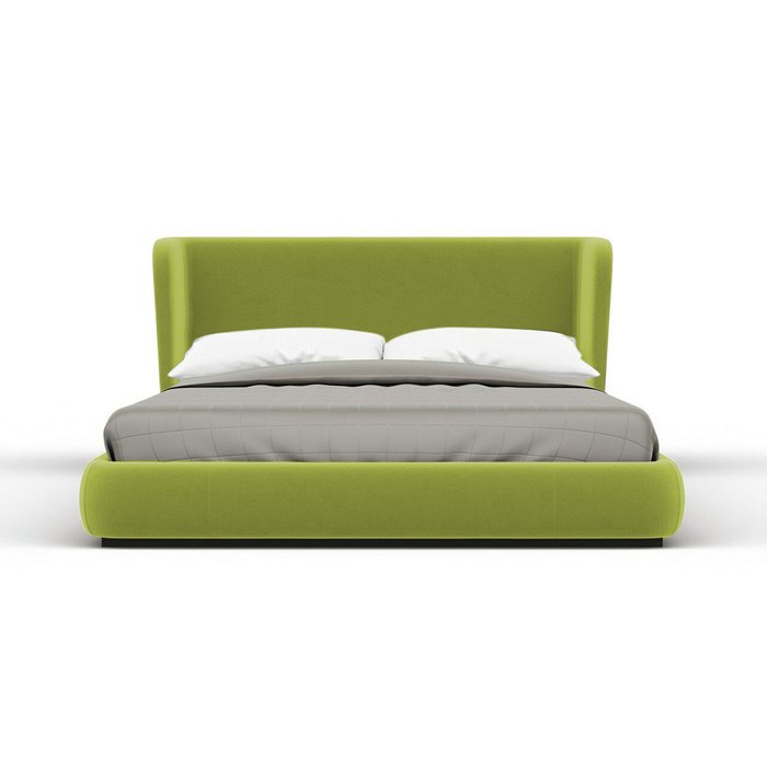 Кровать Runa 180х200 салатового цвета без подъемного механизма - купить Кровати для спальни по цене 202400.0