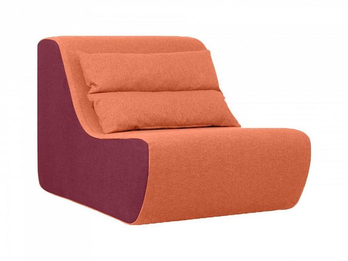 Кресло Neya бордово-оранжевого цвета 