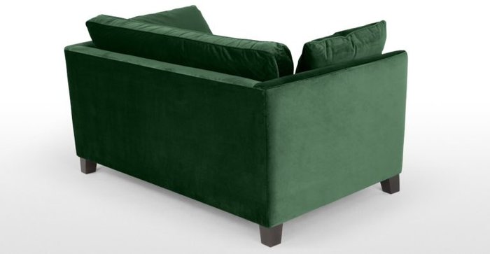 Двухместный раскладной диван WOLSLY зеленый - лучшие Прямые диваны в INMYROOM