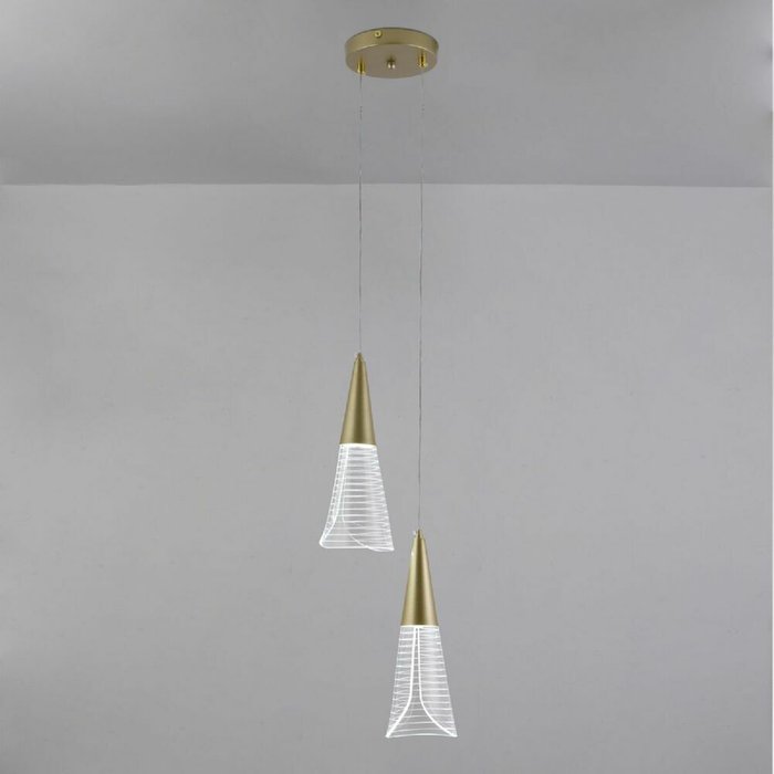 Подвесной светильник Triangle LED LAMPS 81117/2C (акрил, цвет прозрачный) - лучшие Подвесные светильники в INMYROOM