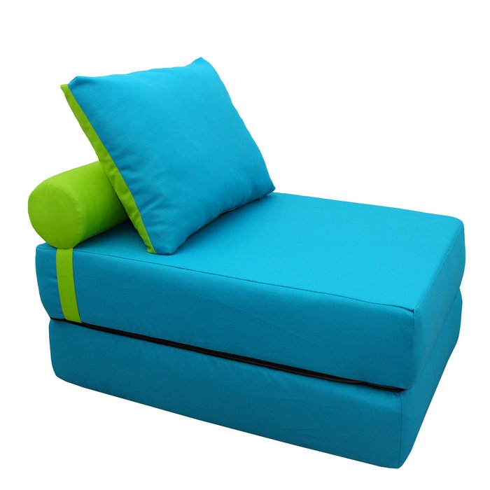 Кресло-кровать с подушкой и валиком - купить Бескаркасная мебель по цене 15600.0
