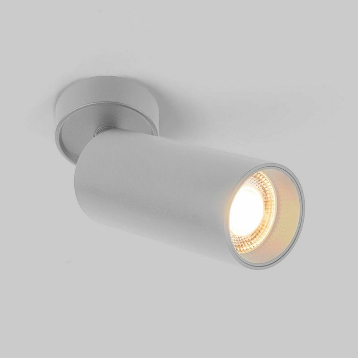 Накладной светодиодный светильник Diffe 4 серебряного цвета - лучшие Накладные споты в INMYROOM