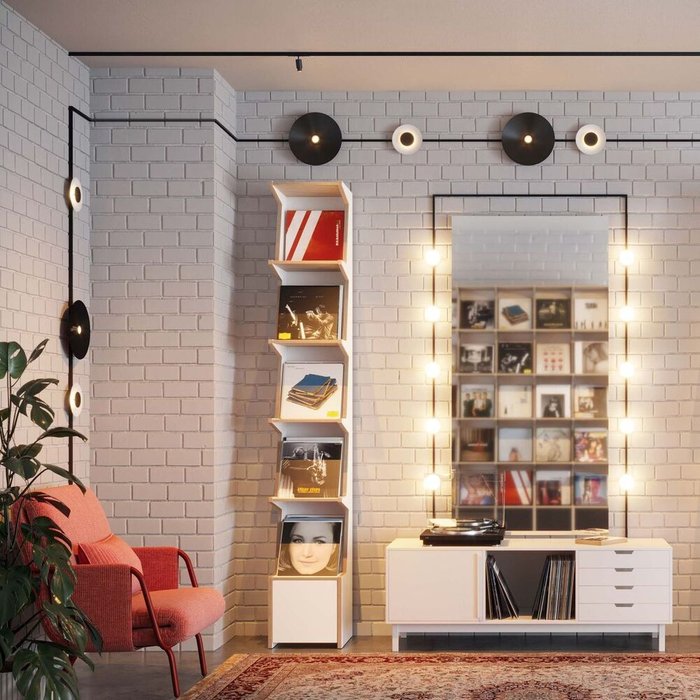 Трековый магнитный светильник Arlight MAG-MICROCOSM-DISCO-R300-7W Day4000 (WH, 36 deg, 24V) (IP20 Металл) 051833 - купить Трековые светильники по цене 8142