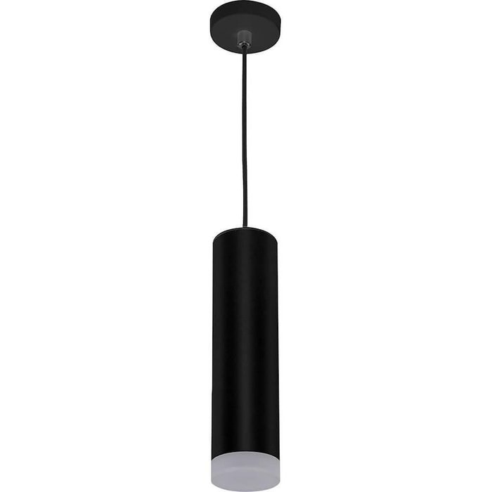 Подвесной светодиодный светильник черного цвета 
