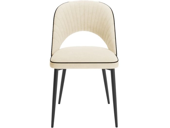 Комплект из двух стульев Монро бежевого цвета - лучшие Обеденные стулья в INMYROOM