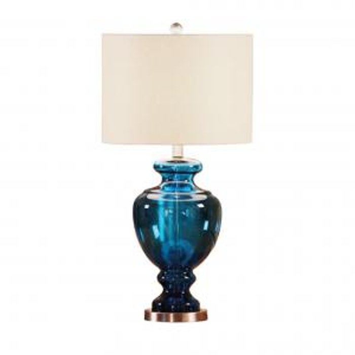 Лампа Glass table lamp with shade