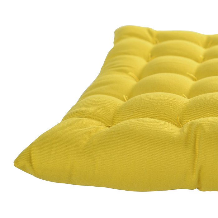 Подушка на стул Wild горчичного цвета  - лучшие Декоративные подушки в INMYROOM