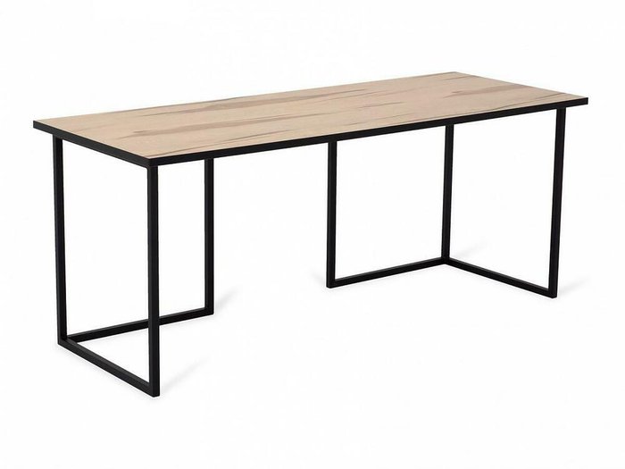 Письменный стол Board бежево-черного цвета  - купить Письменные столы по цене 20500.0