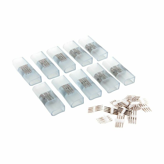 Переходник для одностороннего светодиодного гибкого неона LS001 220V 5050 RGB (10 шт.) PSL-12 Аксессуары для RGB гибкого неона - купить Гибкий неон по цене 1560 Переходник для одностороннего светодиодного гибкого неона LS001 220V 5050 RGB (10 шт.) PSL-12 Аксессуары для RGB гибкого неона - купить Гибкий неон по цене 1560