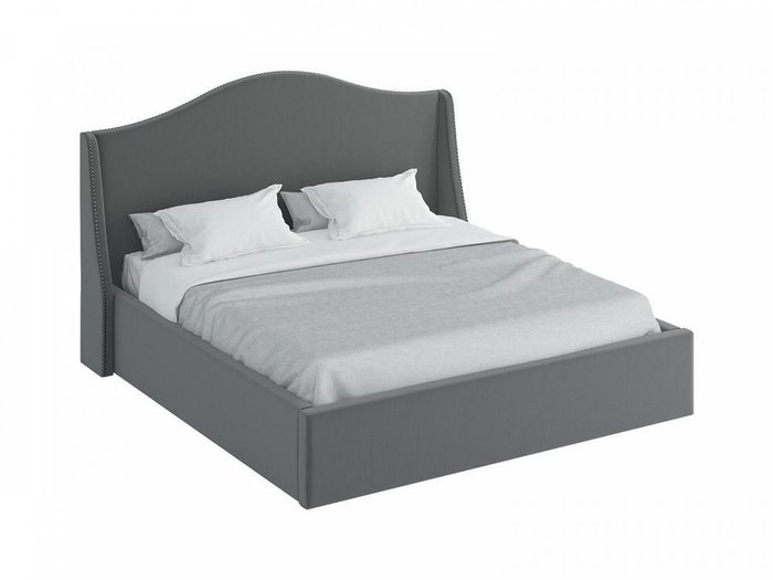 Кровать Soul серого цвета с подъемным механизмом 200x200