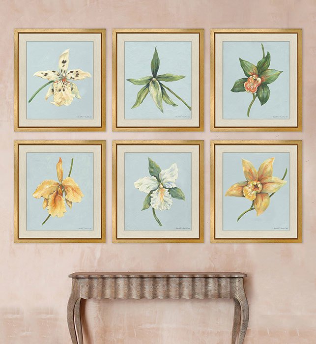 Картина Орхидея в деревянном багете - купить Картины по цене 54095.0