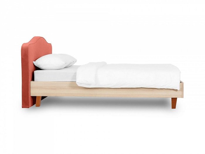 Кровать Queen II Elizabeth 160х200 с изголовьем кораллового цвета - лучшие Кровати для спальни в INMYROOM