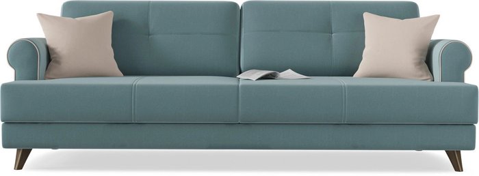 Диван-кровать Мирта Милфорд Blue серо-голубого цвета - купить Прямые диваны по цене 33103.0