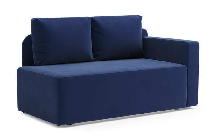 Диван-кровать Роум темно-синего цвета правый Диван-кровать Роум темно-синего цвета правый