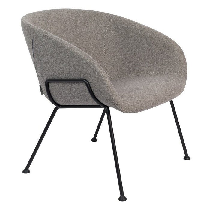 Кресло Feston серого цвета - купить Интерьерные кресла по цене 66729.0