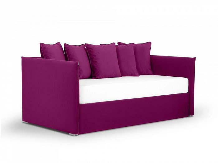 Диван-кровать Milano 90х190 пурпурного цвета - купить Кровати для спальни по цене 44280.0