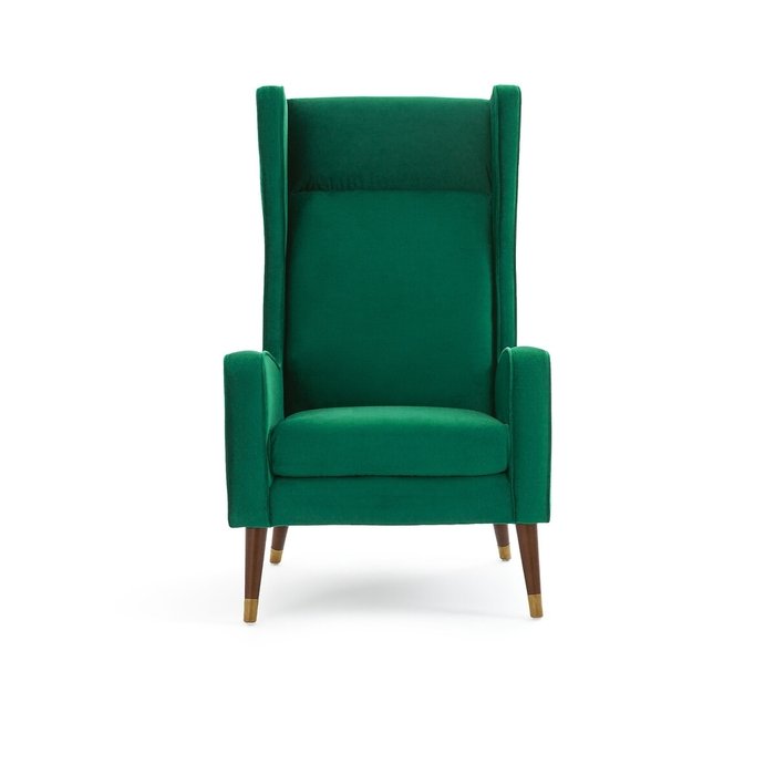 Кресло из велюра Y зеленого цвета - купить Интерьерные кресла по цене 40612.0