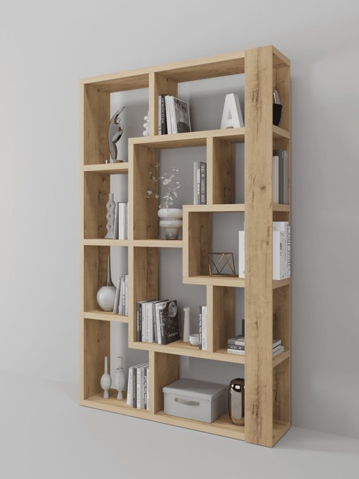 Стеллаж Twist бежевого цвета - лучшие Стеллажи в INMYROOM Стеллаж Twist бежевого цвета - лучшие Стеллажи в INMYROOM