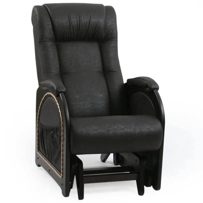 Кресло-глайдер для отдыха Модель 48 венге/Dundi108