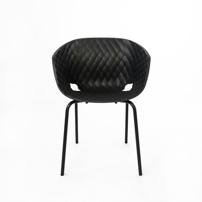Кресло Uni-Ka черного цвета - купить Обеденные стулья по цене 18600.0
