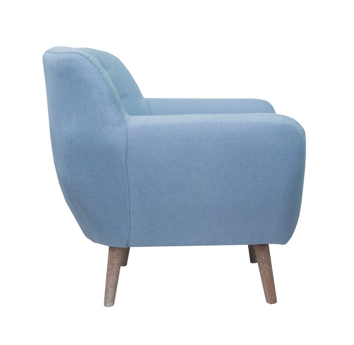 Низкое кресло FULLER BLUE голубого цвета - купить Интерьерные кресла по цене 35900.0