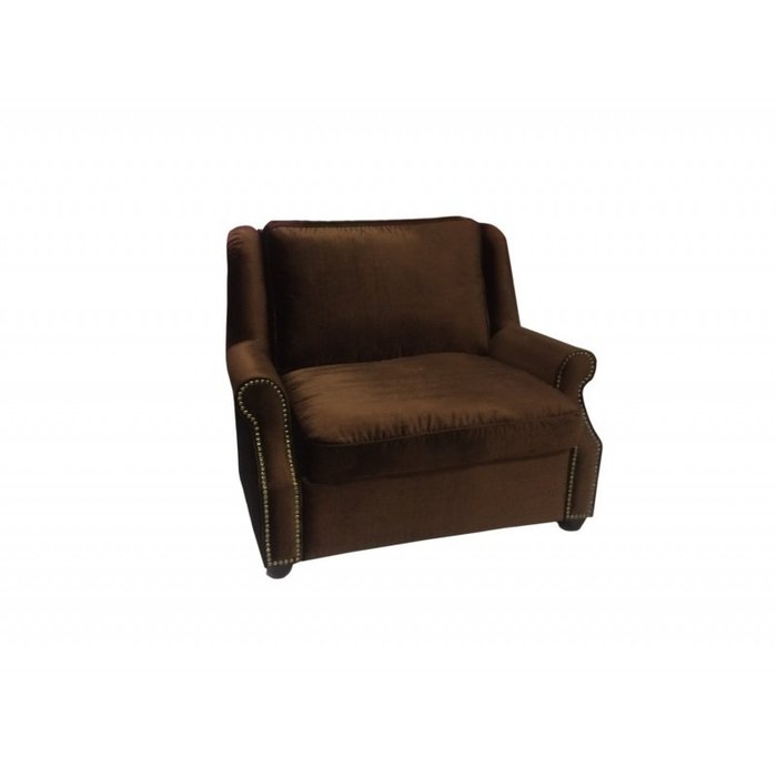 Кресло Элиш коричневого цвета