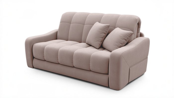 Диван Стелла Лайт 140х200 светло-розового цвета