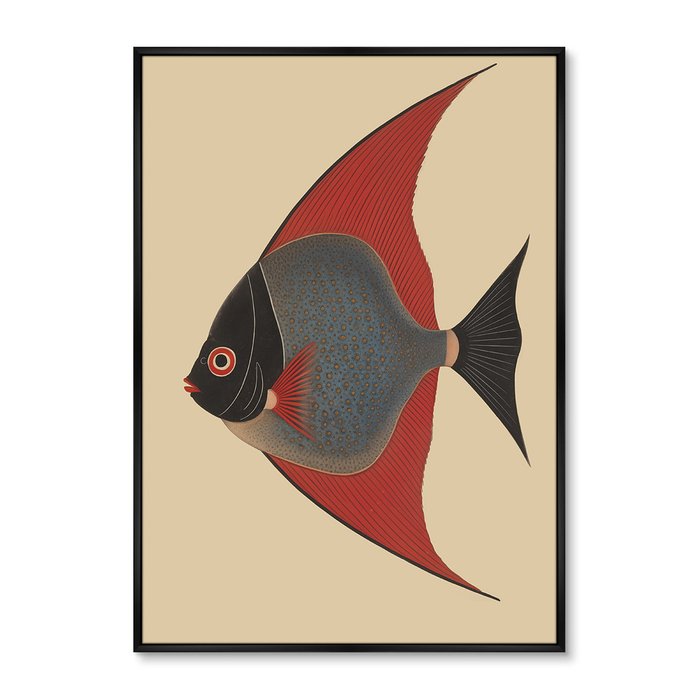 Набор из двух репродукций картин Angel Fish 2024 год - лучшие Картины в INMYROOM