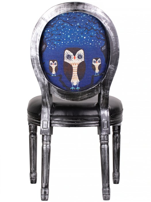 Стул Совы синего цвета - лучшие Обеденные стулья в INMYROOM