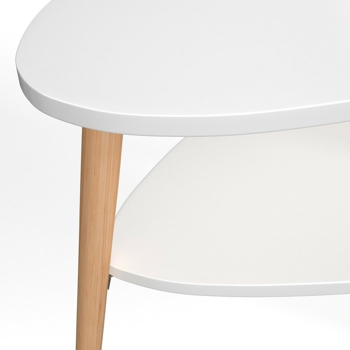 Кофейный столик Jimi белого цвета - купить Кофейные столики по цене 8413.0
