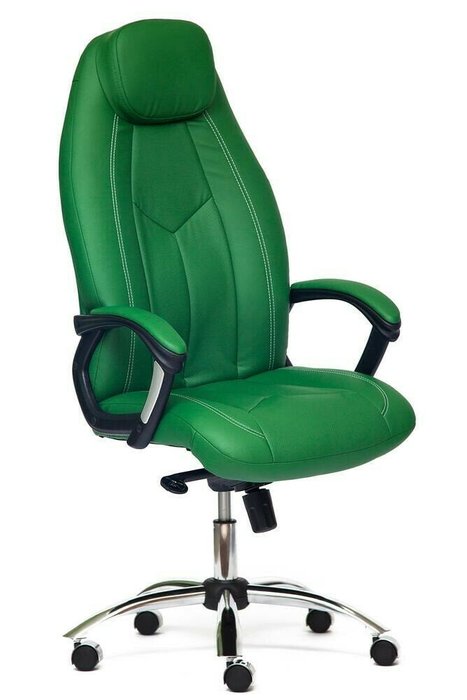 Кресло офисное Boss люкс зеленого цвета