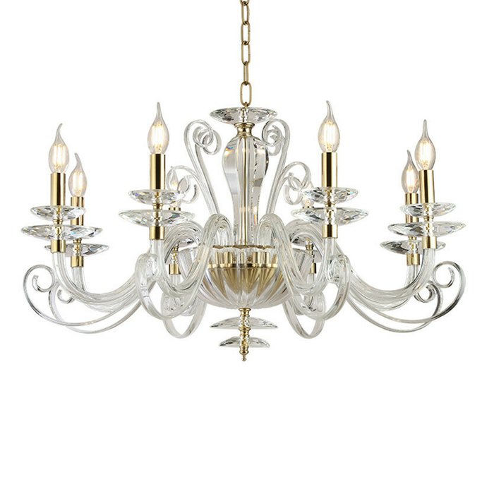 Люстра Newport 8570 Annabelle 8578/C gold polished - купить Подвесные люстры по цене 129591.0 Люстра Newport 8570 Annabelle 8578/C gold polished - купить Подвесные люстры по цене 129591.0