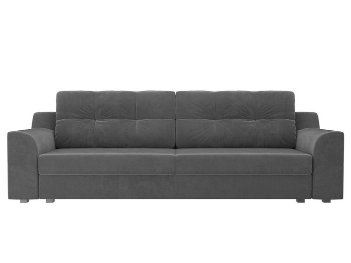 Прямой диван-кровать Сансара серого цвета - купить Прямые диваны по цене 42990.0