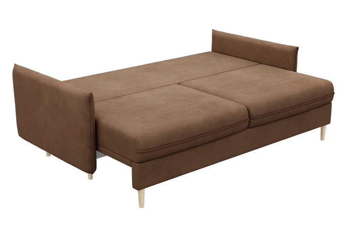 Диван-кровать Сканди коричневого цвета - лучшие Прямые диваны в INMYROOM