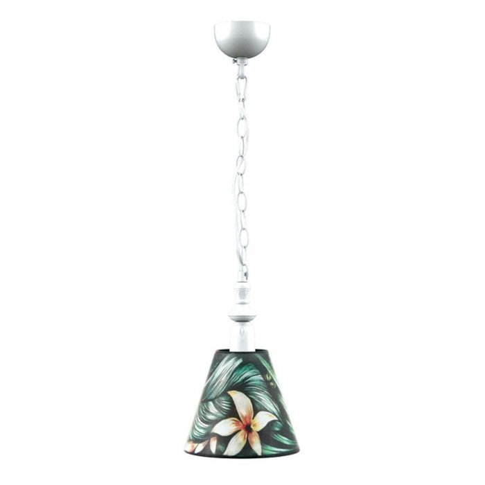 Подвесной светильник Provence с текстильным абажуром