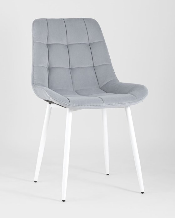 Стул Флекс светло-серого цвета - купить Обеденные стулья по цене 5990.0