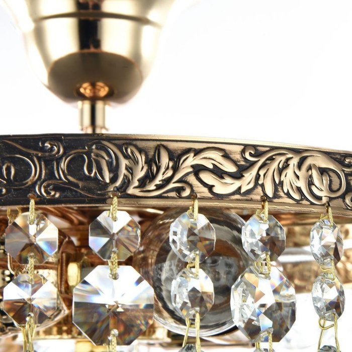 Потолочная люстра Maytoni Gala с хрустальными кулонами - купить Подвесные люстры по цене 18900.0