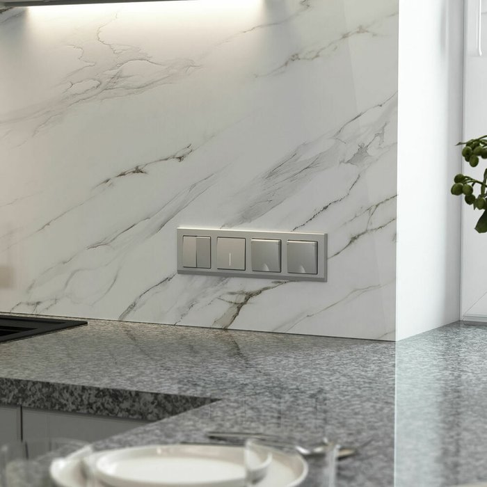 Розетка влагозащ. с зазем. с защит. крышкой и шторками серебряный матовый W1171265 Встраиваемые механизмы серебряный матовый - купить Розетки по цене 1120 Розетка влагозащ. с зазем. с защит. крышкой и шторками серебряный матовый W1171265 Встраиваемые механизмы серебряный матовый - купить Розетки по цене 1120