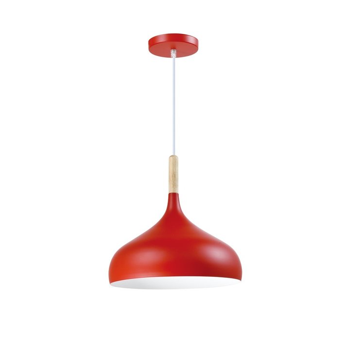 Подвесной светильник Eline красного цвета - купить Подвесные светильники по цене 3990.0