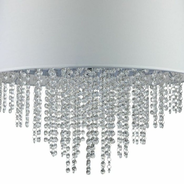 Подвесная люстра Charm 652/5S White (ткань, цвет белый) - лучшие Подвесные люстры в INMYROOM Подвесная люстра Charm 652/5S White (ткань, цвет белый) - лучшие Подвесные люстры в INMYROOM