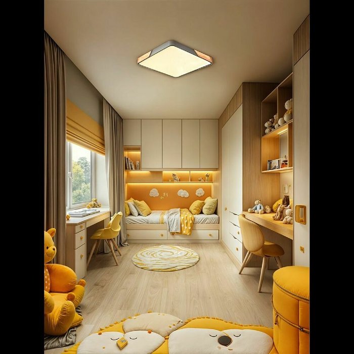 Потолочный светильник Scandinavian LED LAMPS 81412 (пластик, цвет белый) - купить Потолочные светильники по цене 4417.0 Потолочный светильник Scandinavian LED LAMPS 81412 (пластик, цвет белый) - купить Потолочные светильники по цене 4417.0