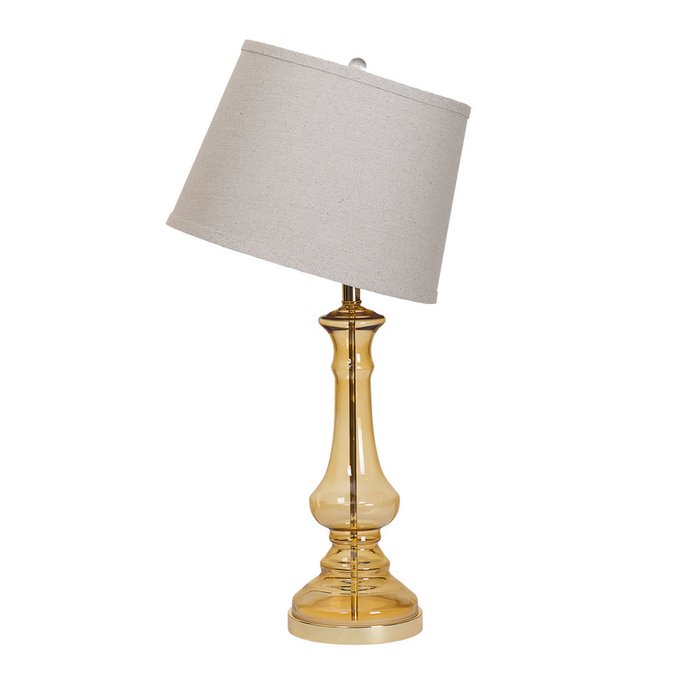 Светильник настольный со стеклянным основанием - купить Настольные лампы по цене 3840.0